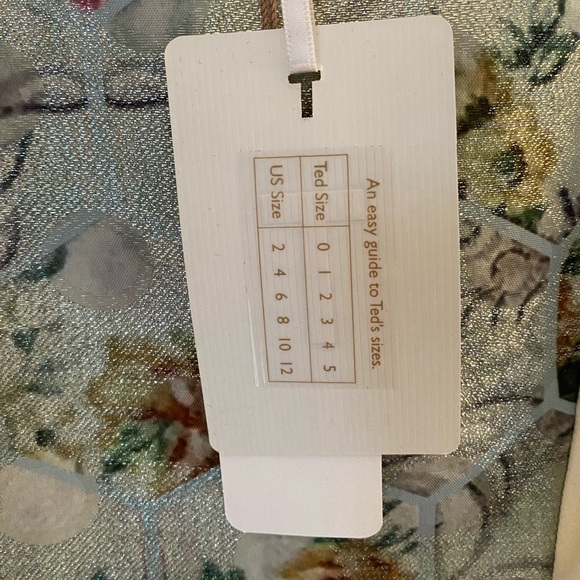 NWT Ted Baker Dorn patchwork bodycon sleeved dress - Ted Baker size 1/US size 4 - Picture 11 of 16